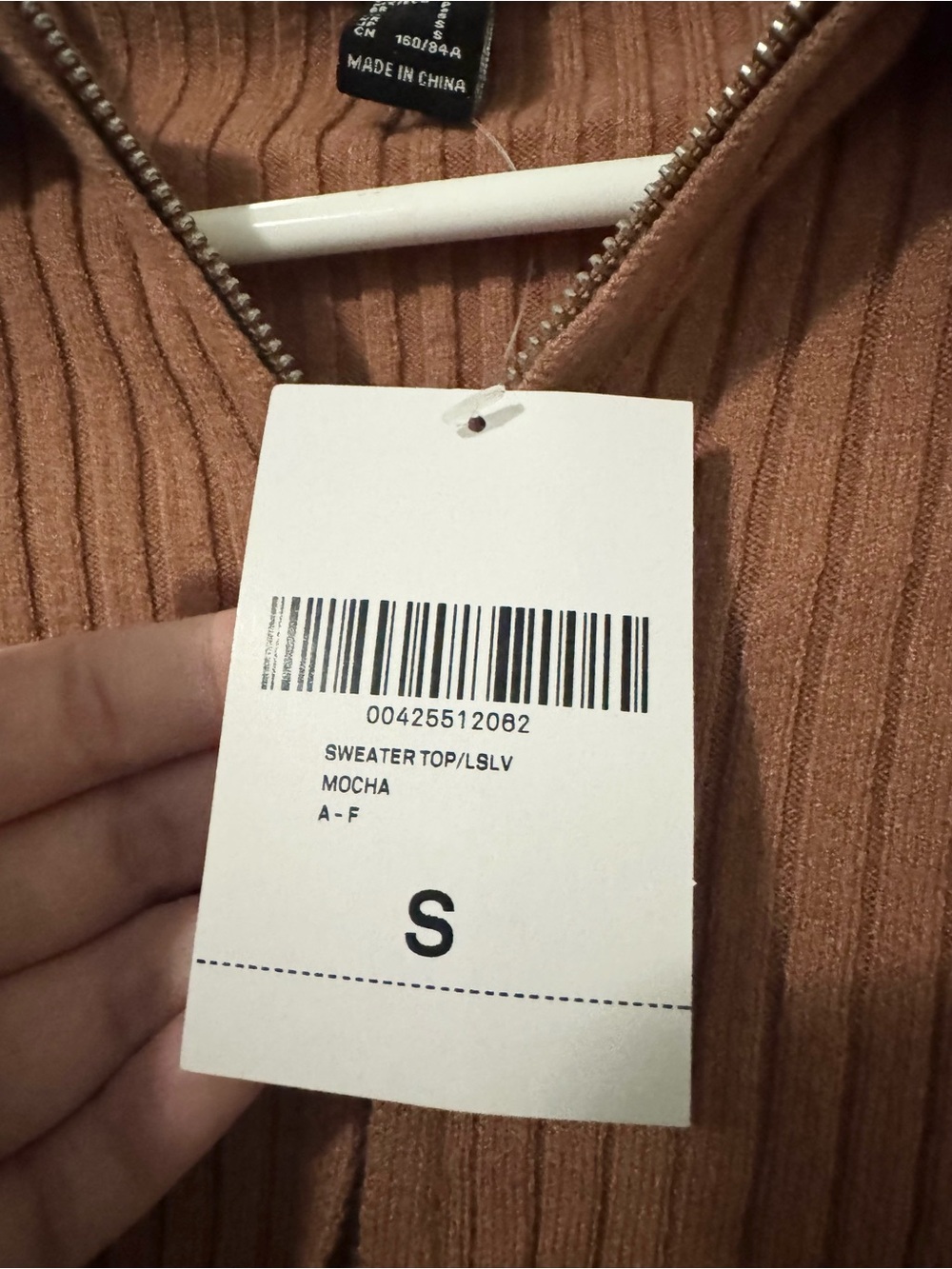 Forever 21 Ribbed Long Sleeve Sweater Top - Picture 5 of 6